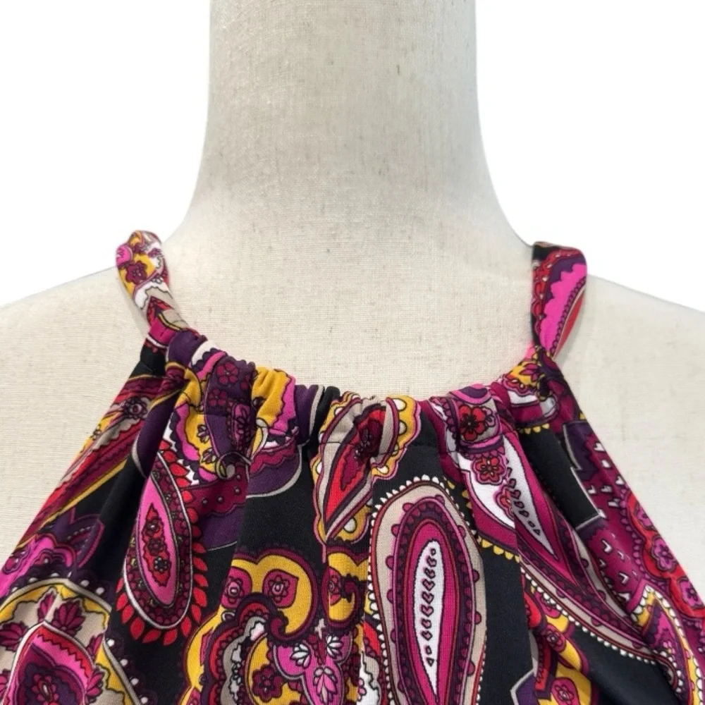 Trina Turk Paisley Halter Top size S - Picture 3 of 9